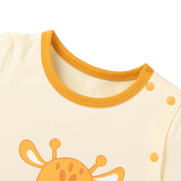 Bodysuit bé trai đùi Animo VD0525015 (0-12M,Vàng,NN02)