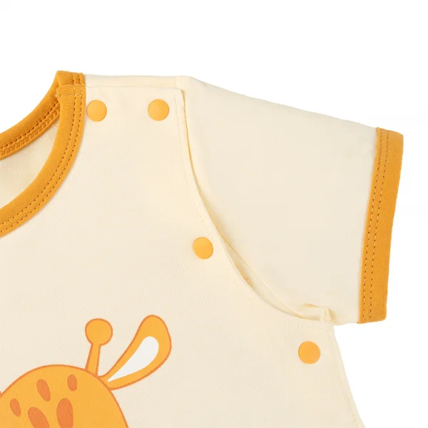 Bodysuit bé trai đùi Animo VD0525015 (0-12M,Vàng,NN02)