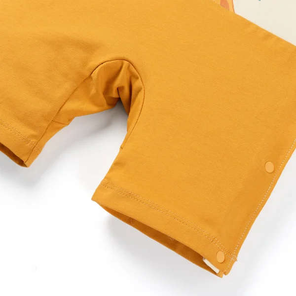 Bodysuit bé trai đùi Animo VD0525015 (0-12M,Vàng,NN02)