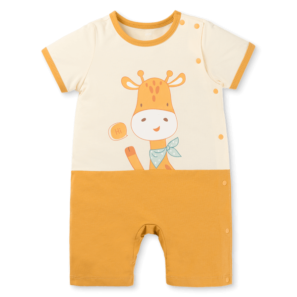 Bodysuit bé trai đùi Animo VD0525015 (0-12M,Vàng,NN02)