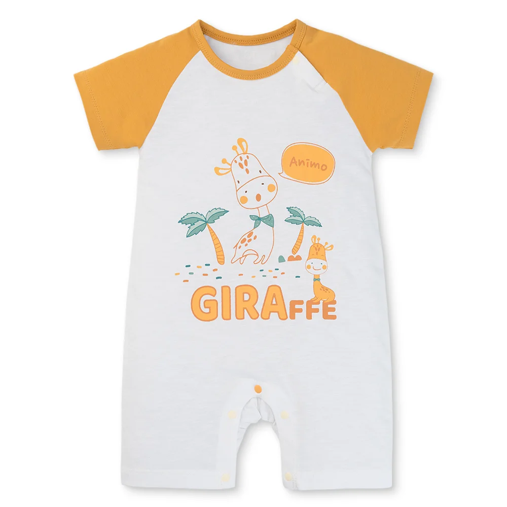 Bodysuit bé trai đùi Animo VD0525014 (0-3M,Vàng,NN02)