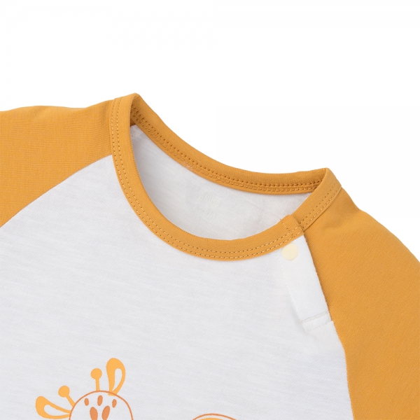 Bodysuit bé trai đùi Animo VD0525014 (0-12M,Vàng,NN02)