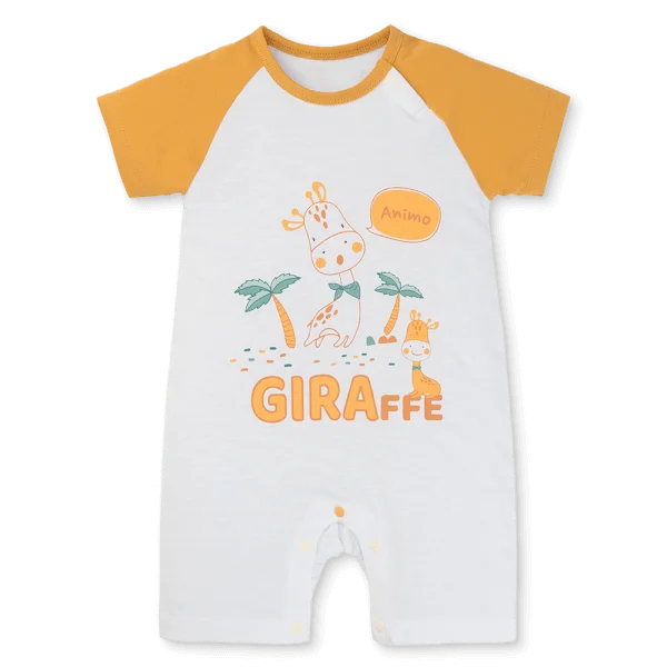 Bodysuit bé trai đùi Animo VD0525014 (0-3M,Vàng,NN02)