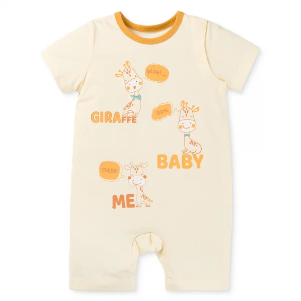 Bodysuit bé trai đùi Animo VD0525013 (0-12M,Vàng,NN02)