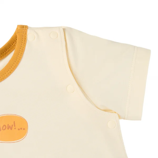 Bodysuit bé trai đùi Animo VD0525013 (0-12M,Vàng,NN02)