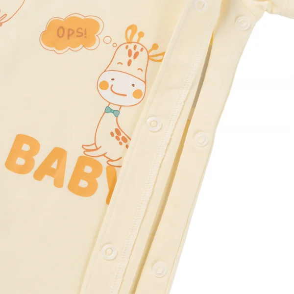 Bodysuit bé trai đùi Animo VD0525013 (0-12M,Vàng,NN02)