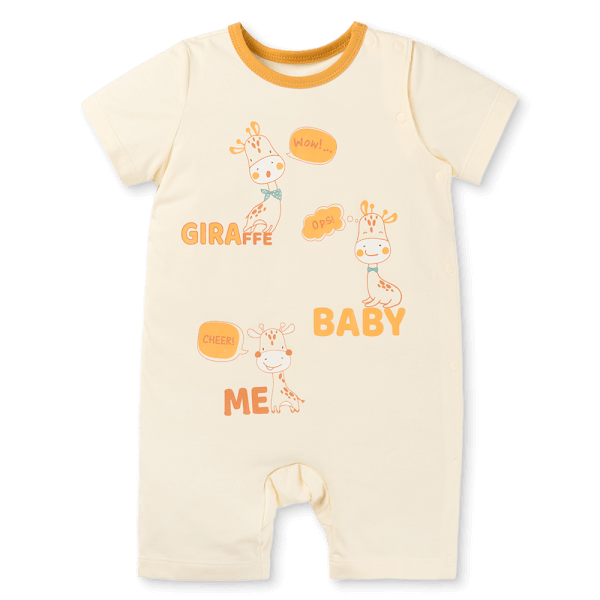 Bodysuit bé trai đùi Animo VD0525013 (0-12M,Vàng,NN02)