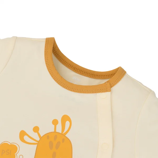 Bodysuit bé trai đùi Animo VD0525012 (0-12M,Vàng,NN02)