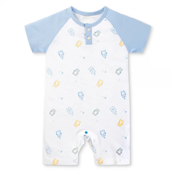 Bodysuit bé trai đùi Animo VD0525008 (0-12M,Xanh,NN03)