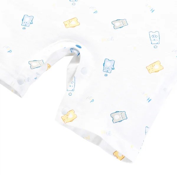 Bodysuit bé trai đùi Animo VD0525008 (0-12M,Xanh,NN03)