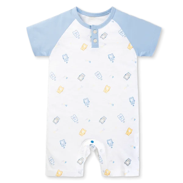 Bodysuit bé trai đùi Animo VD0525008 (0-12M,Xanh,NN03)