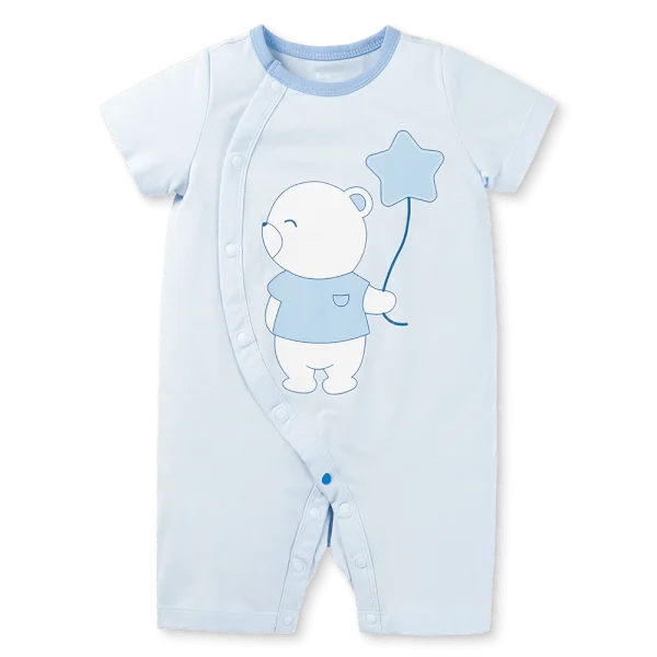 Bodysuit bé trai đùi Animo VD0525005 (0-12M,Xanh,NN02)