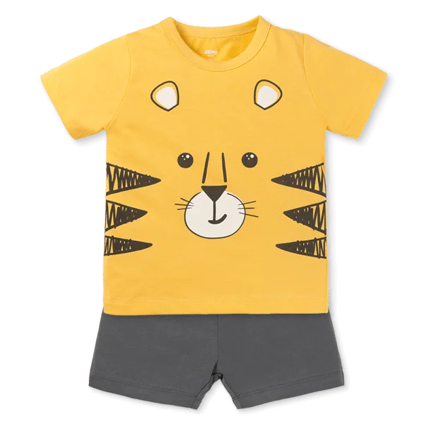 Bộ bé trai áo tay ngắn quần ngắn Animo easy (1-4Y) HN0525059