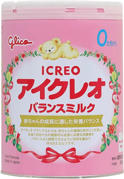 Glico Icreo Balance Milk số 0 800g (0-12 tháng)