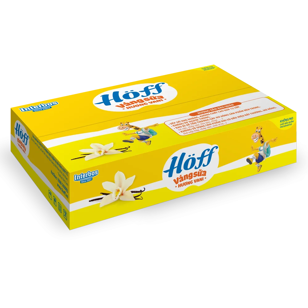 Váng sữa Hoff - Vani (Lốc 4 hủ) (Giao mẫu ngẫu nhiên)