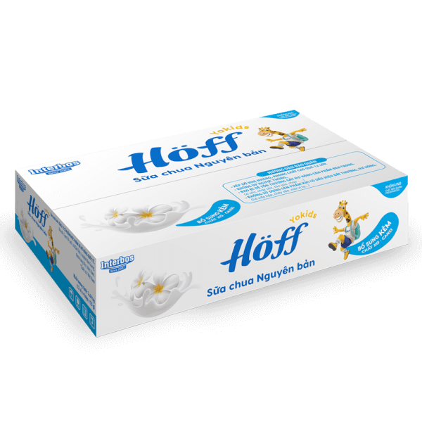 Sữa chua có đường Hoff  - vị nguyên bản (Lốc 4 hủ) (Giao mẫu ngẫu nhiên)