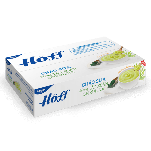 Cháo sữa Bổ sung tảo xoắn Spirulina HӦff -  55gr (Giao mẫu ngẫu nhiên)