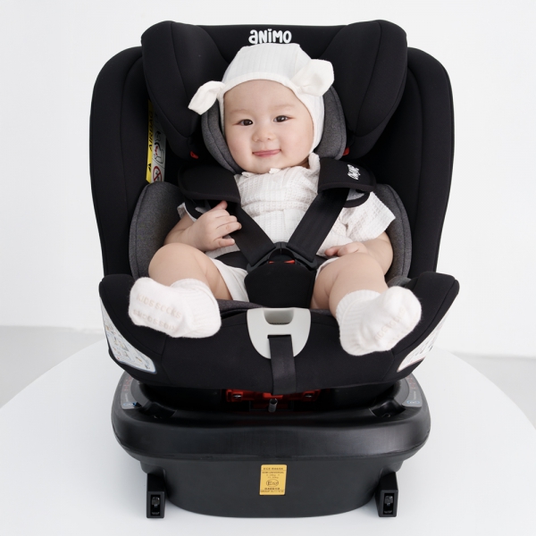 Ghế ngồi ô tô Animo OneFit Isofix 360 (0-12Y, R44, CS008, Onyx)
