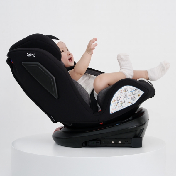 Ghế ngồi ô tô Animo OneFit Isofix 360 (0-12Y, R44, CS008, Onyx)