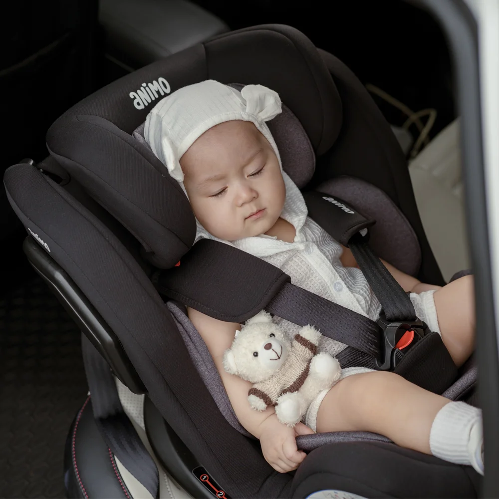Ghế ngồi ô tô Animo OneFit Isofix 360 (0-36kg, R44, CS008, Onyx)