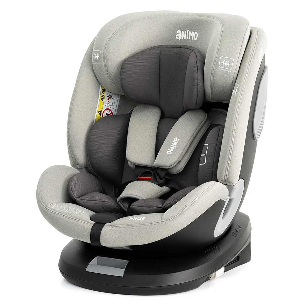 Ghế ngồi ô tô Animo Onefit Pro Isofix 360 (40-150cm, i-size, HB338, Harbor Gray)