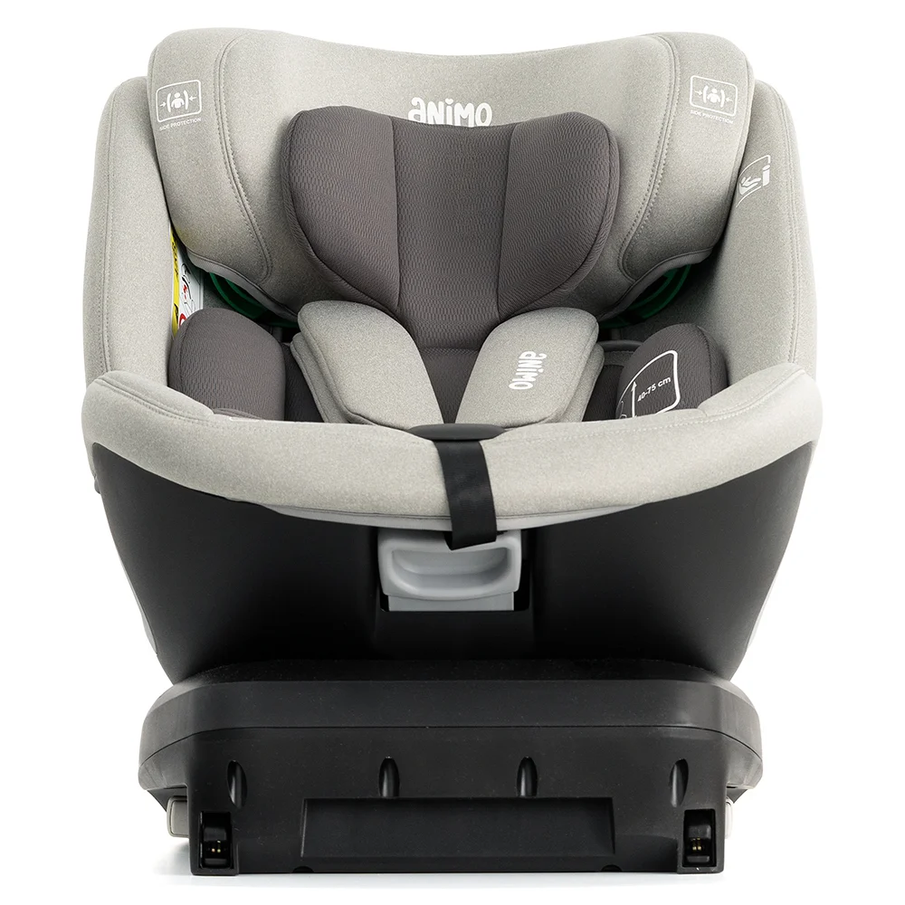 Ghế ngồi ô tô Animo Onefit Pro Isofix 360 (40-150cm, i-size, HB338, Harbor Gray)