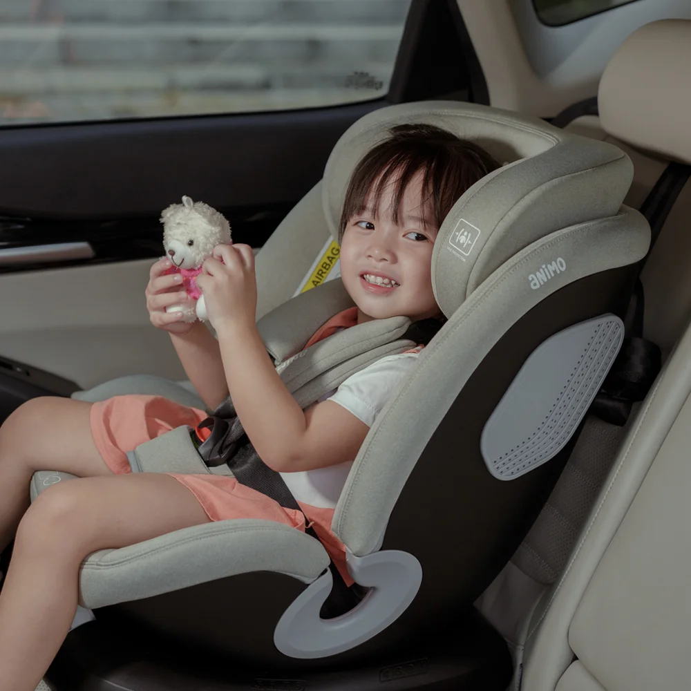 Ghế ngồi ô tô Animo Onefit Pro Isofix 360 (40-150cm, i-size, HB338, Harbor Gray)