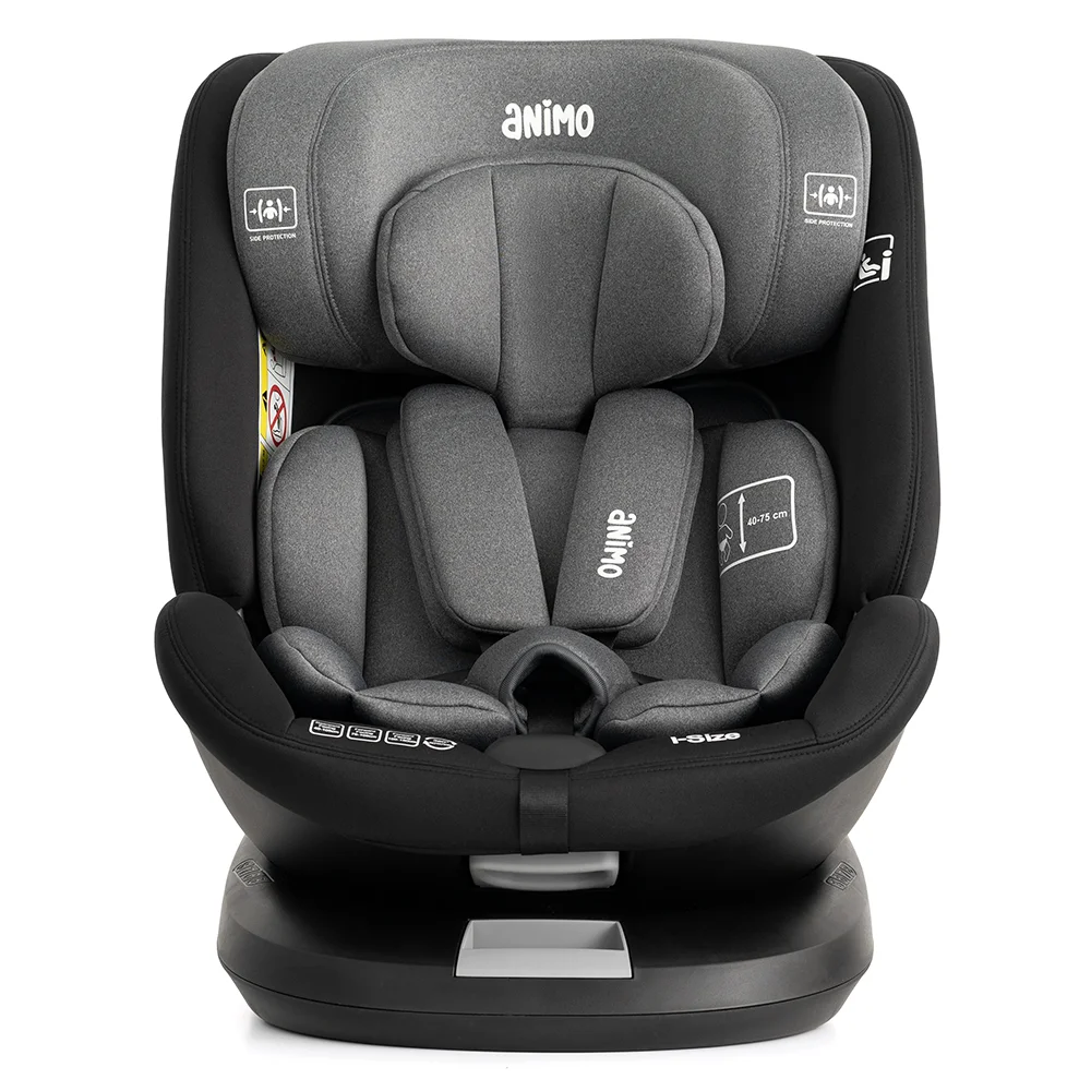 Ghế ngồi ô tô Animo Onefit Pro Isofix 360 (40-150cm, i-size, HB338, Harbor Gray)