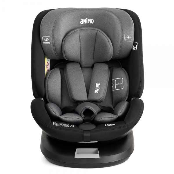 Ghế ngồi ô tô Animo OneFit Pro Isofix 360 (0-12Y, i-size, HB338, Iron Gray)
