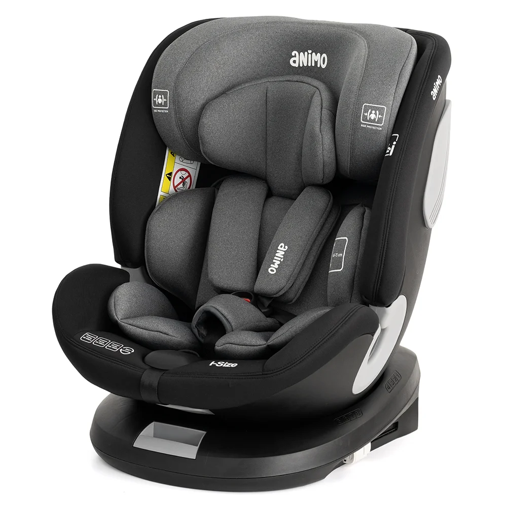 Ghế ngồi ô tô Animo Onefit Pro Isofix 360 (40-150cm, i-size, HB338, Iron Gray)