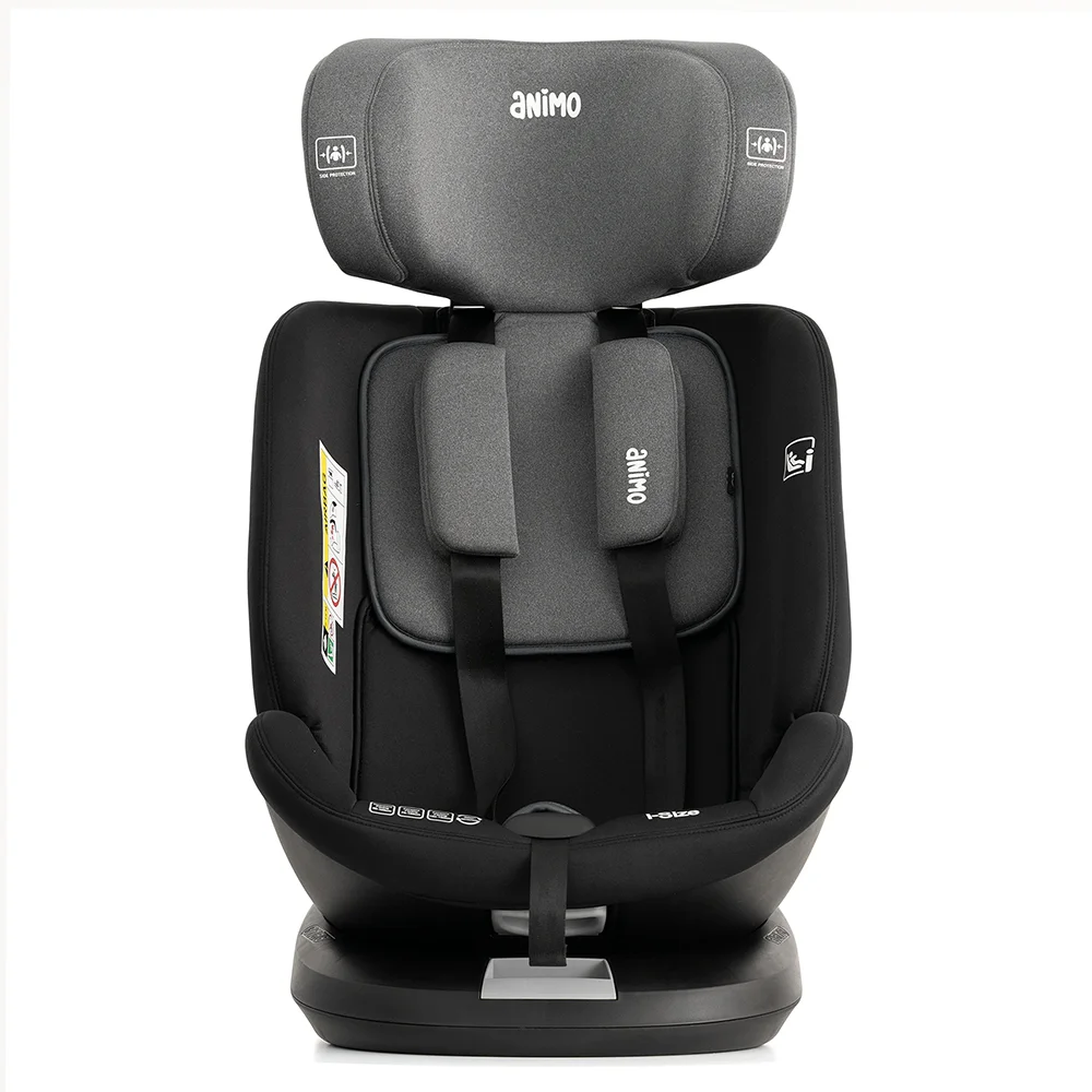 Ghế ngồi ô tô Animo Onefit Pro Isofix 360 (40-150cm, i-size, HB338, Iron Gray)