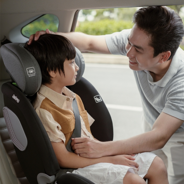 Ghế ngồi ô tô Animo Onefit Pro Isofix 360 (0-12Y, i-size, HB338, Iron Gray)