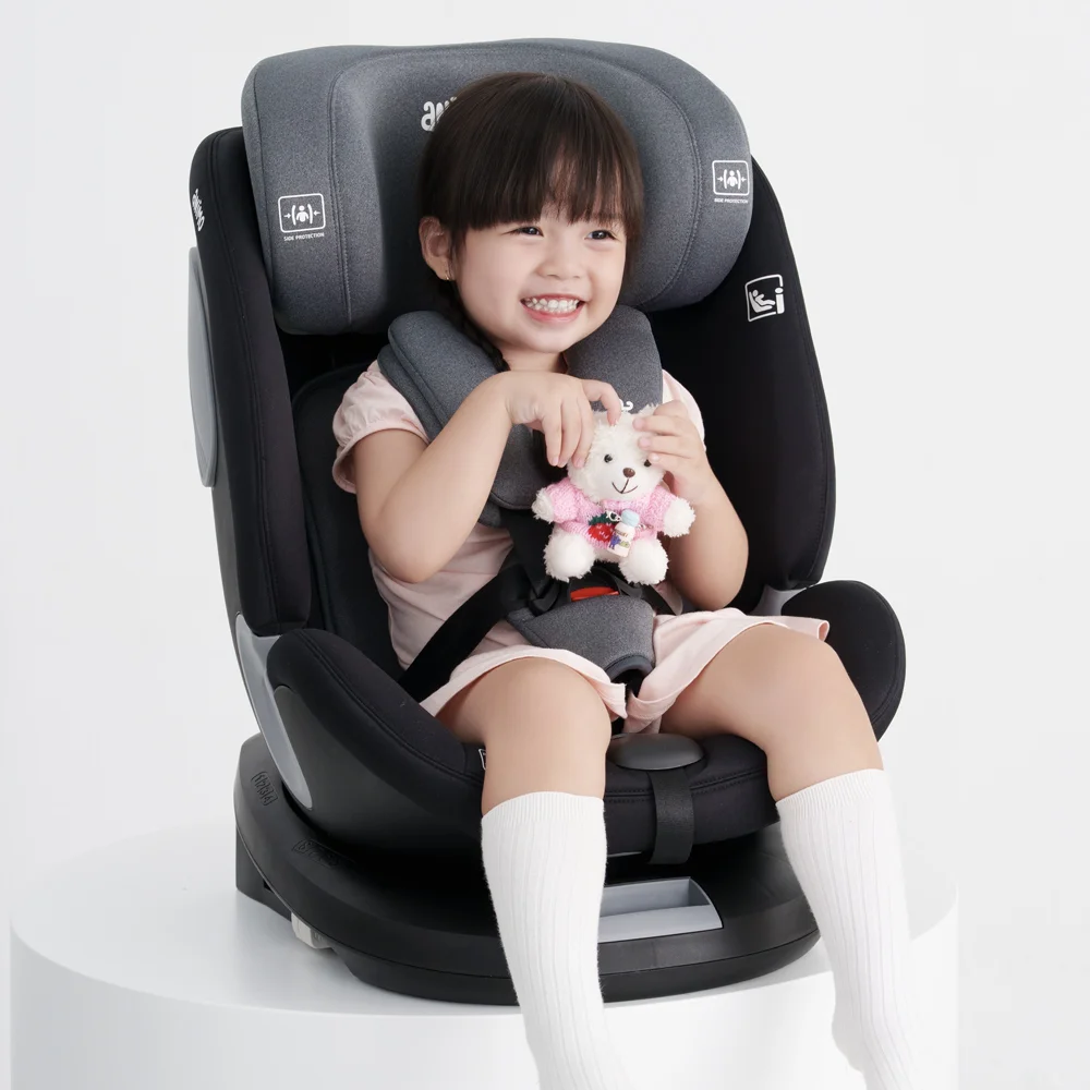 Ghế ngồi ô tô Animo Onefit Pro Isofix 360 (40-150cm, i-size, HB338, Iron Gray)