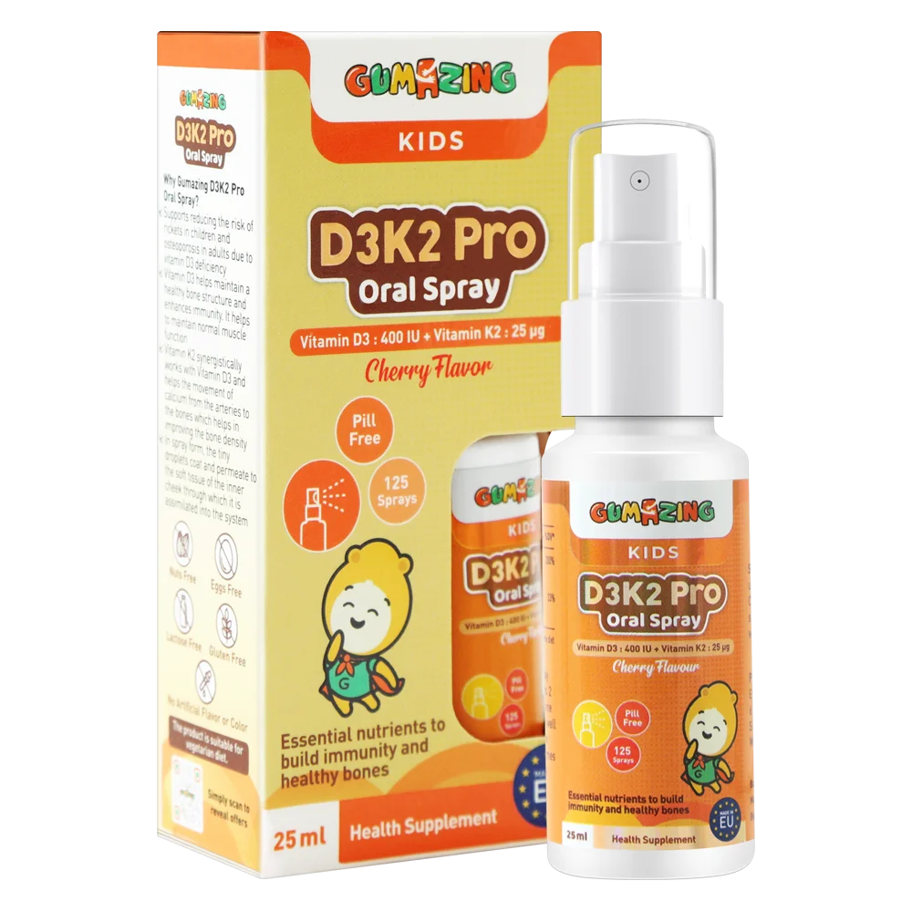 Thực phẩm bảo vệ sức khoẻ Gumazing D3K2 Pro Oral Spray 25ml
