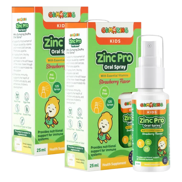 Combo 02 Thực phẩm bảo vệ sức khoẻ Gumazing Zinc Pro Oral Spray 25ml