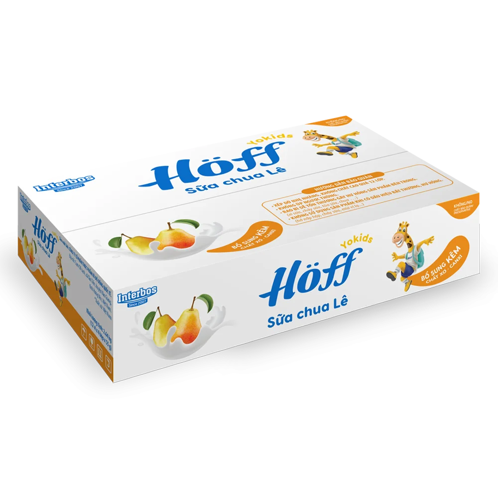 Sữa chua hoa quả  HӦff vị lê 55g (Giao mẫu ngẫu nhiên)