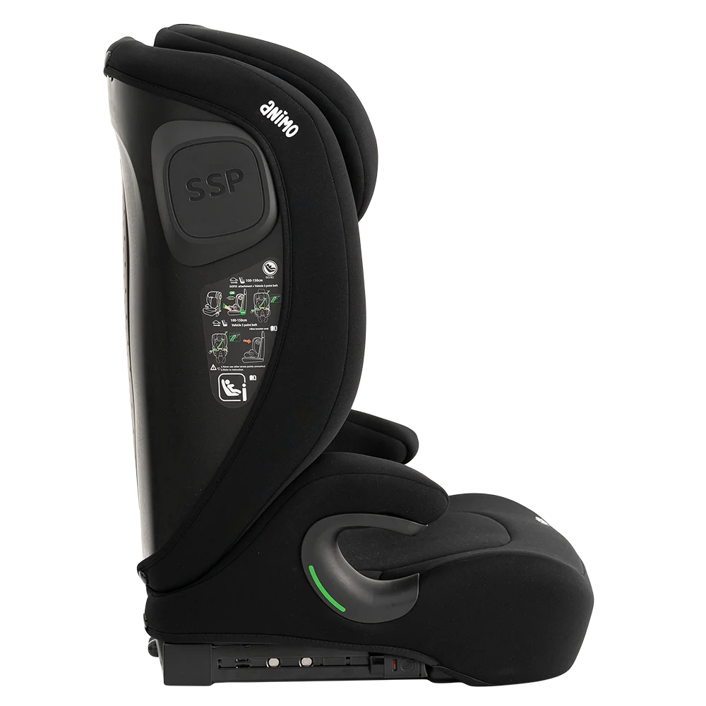 Ghế ngồi ô tô Animo Flexi Isofix (100-150cm, i-size, K55, Coal)