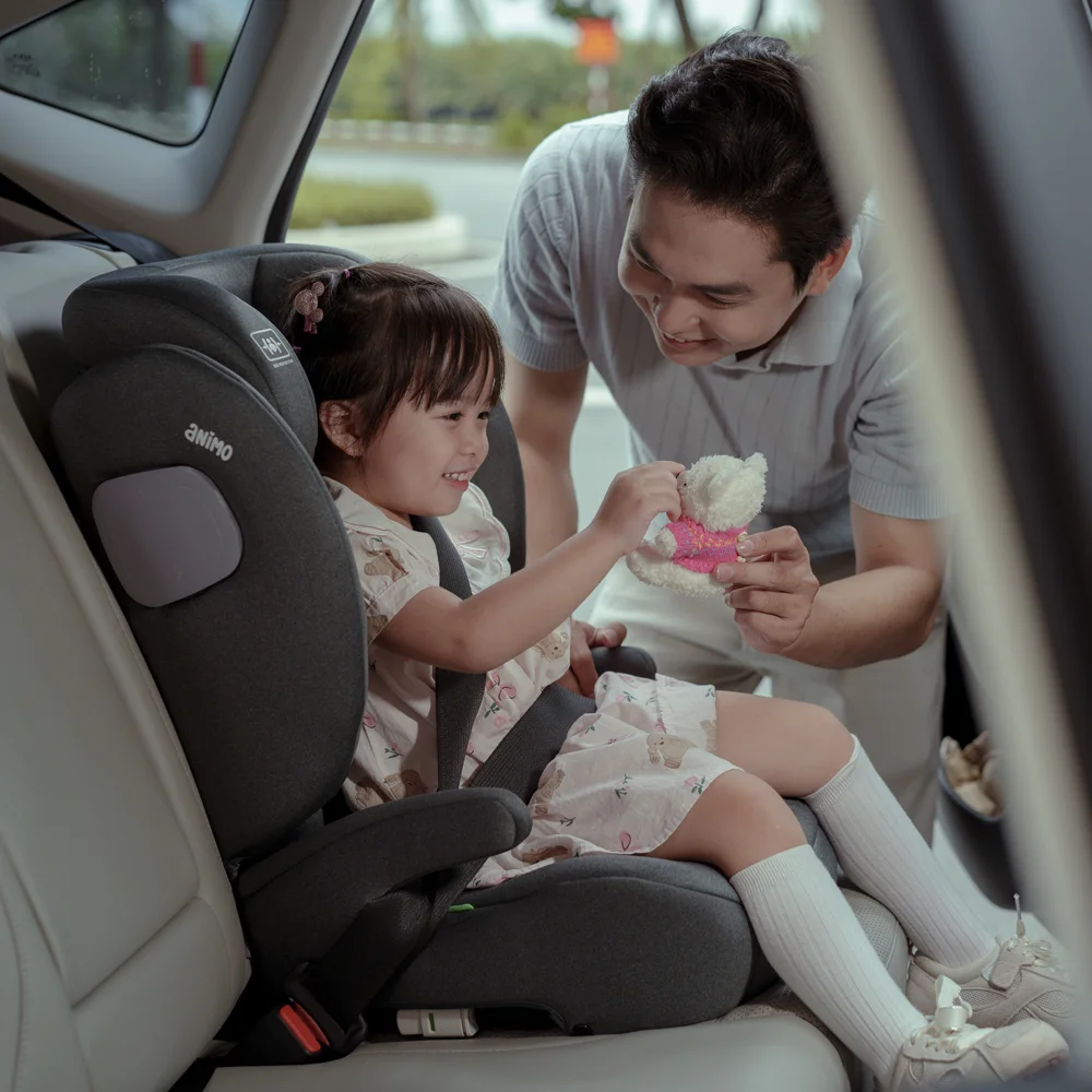 Ghế ngồi ô tô Animo Flexi Pro Isofix (100-150cm, i-size, HB629, Echo)