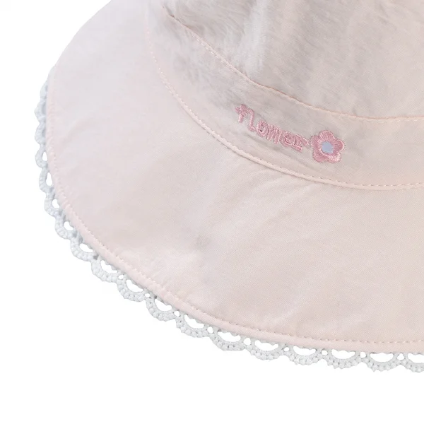 Nón bé gái lớn 3-6Y vành tròn Animo A2504_MN003 (52cm,Hồng)