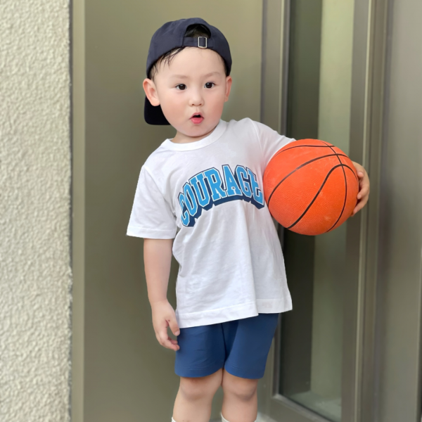 Bộ bé trai ngắn Animo Easy HN0525052 (1-4Y,Trắng-dương,NN02)