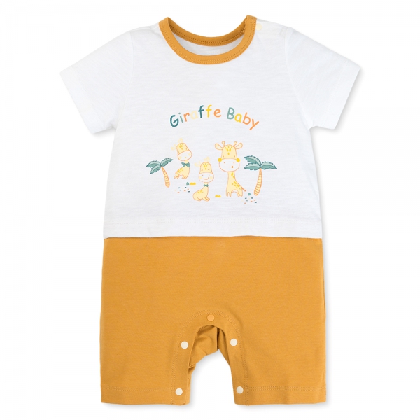 Bodysuit bé trai đùi Animo VD0525016 (0-12M,Vàng,NN02)