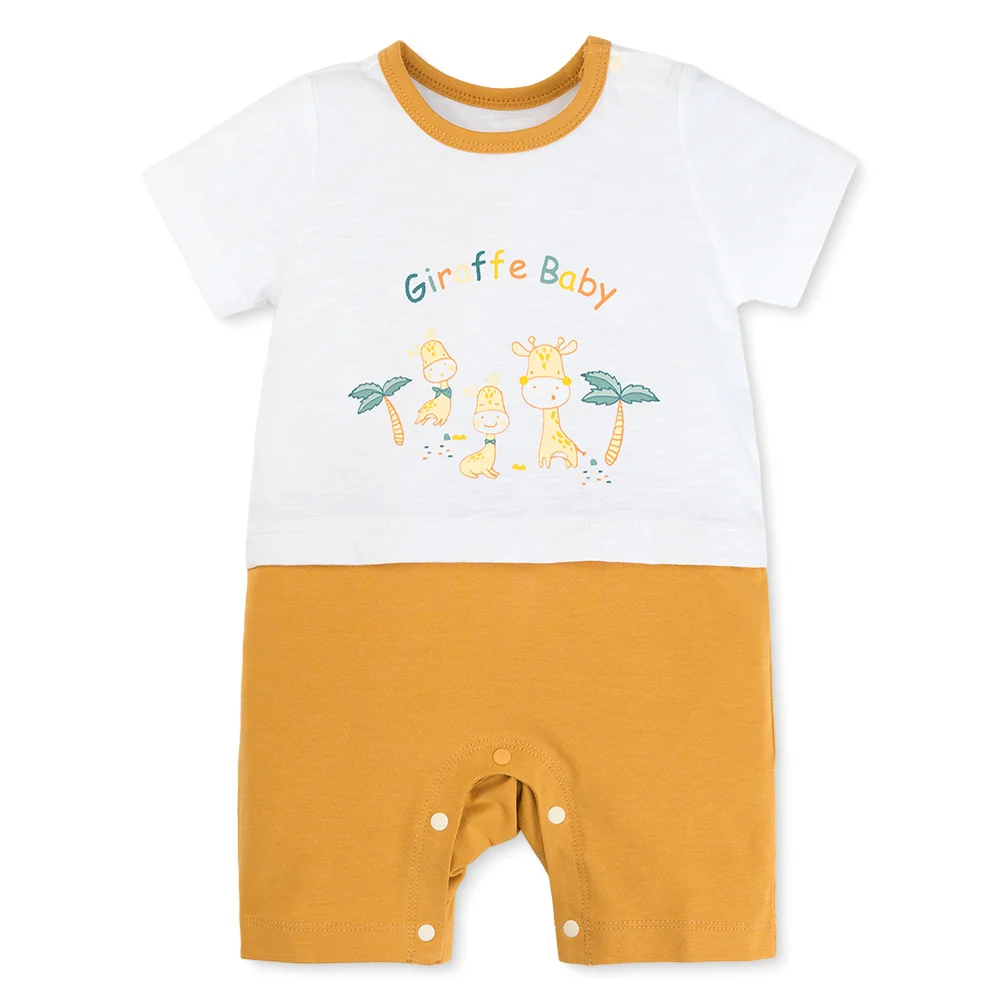 Bodysuit bé trai đùi Animo VD0525016 (0-12M,Vàng,NN02)