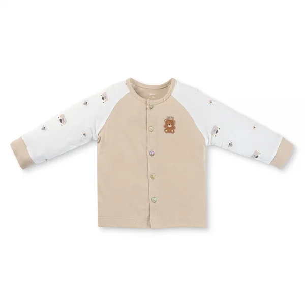 Set 2 Bộ kháng khuẩn Modal dài Animo BMC0525027 (0-24M,Be-trắng,NN06)