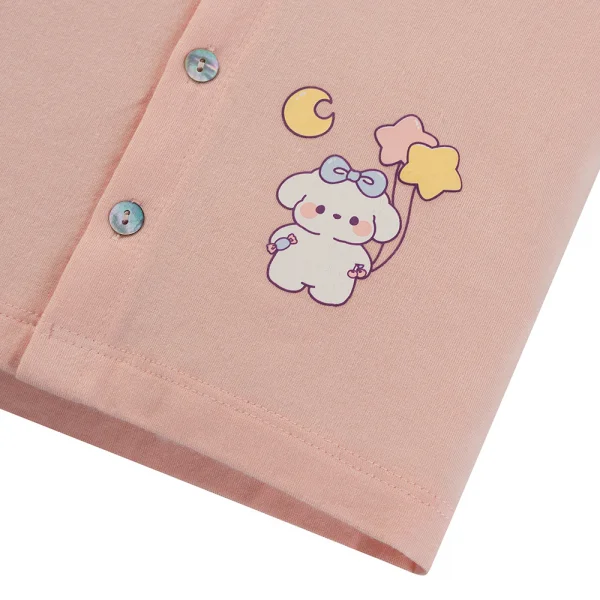 Set 2 Bộ kháng khuẩn Modal ngắn Animo BMC0525024 (0-24M,Dâu-trắng,NN06)