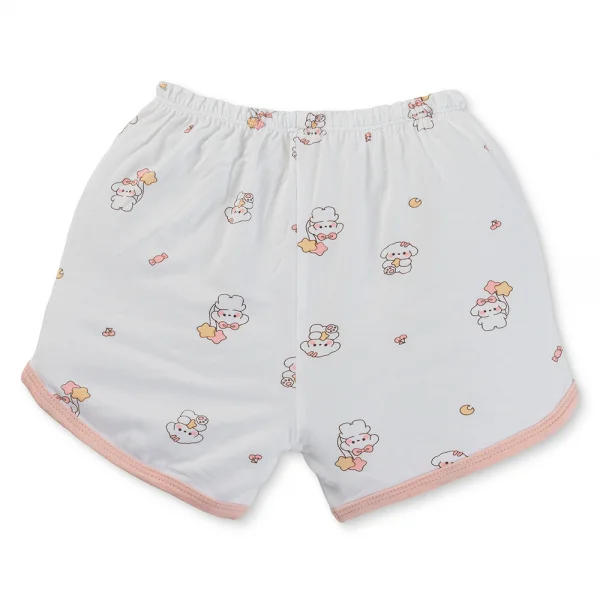 Set 2 Bộ kháng khuẩn Modal ngắn Animo BMC0525024 (0-24M,Dâu-trắng,NN06)