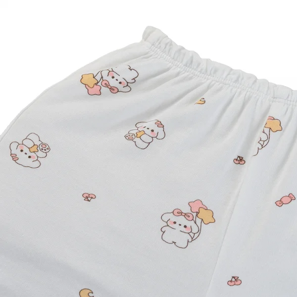 Set 2 Bộ kháng khuẩn Modal ngắn Animo BMC0525024 (0-24M,Dâu-trắng,NN06)