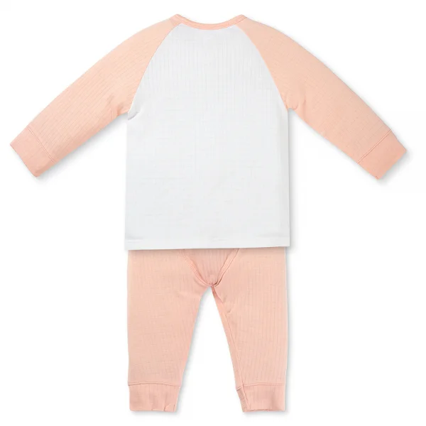 Set 2 bộ rayon chống muỗi dài Animo VD0525018 (0-24M,Hồng-trắng,NN06)