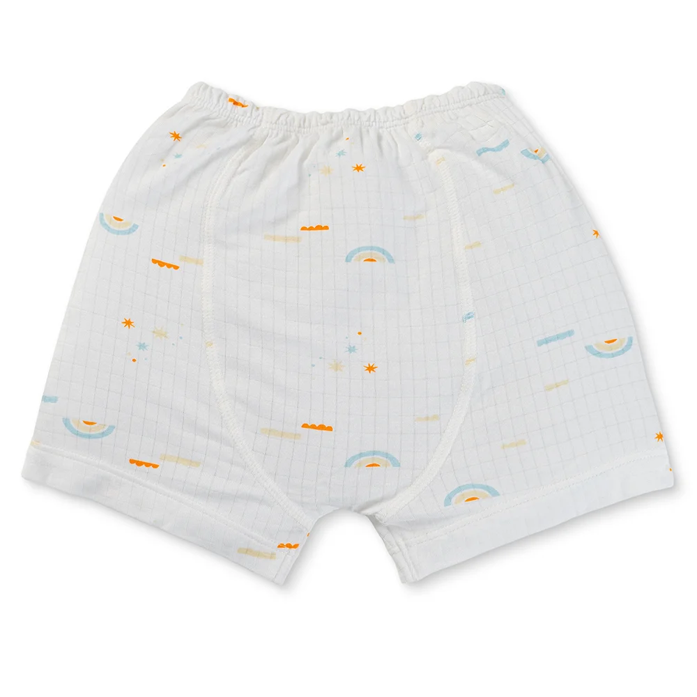 Set 2 bộ rayon chống muỗi ngắn Animo VD0425030 (0-24M,Vàng-trắng,NN06)