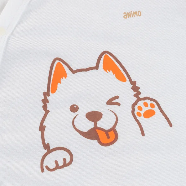 Set 2 bodysuit modal kháng khuẩn tam giác Animo VD0325033 (0-12M,Xanh-trắng,TT06)