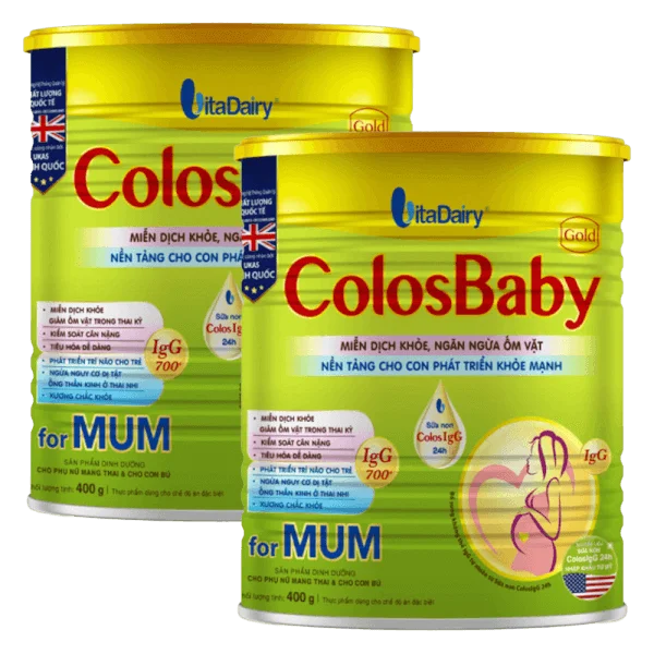 Combo 2 Sữa bầu Colosbaby Gold Mum 400g